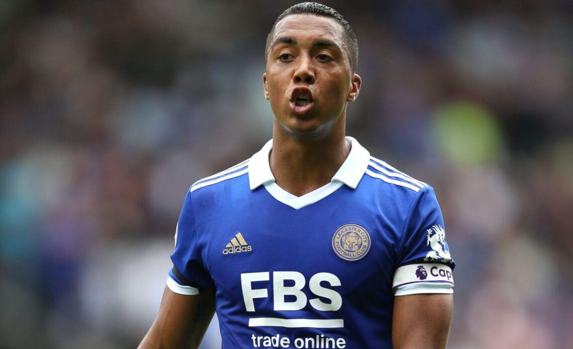 Youri Tielemans in action for Leicester.