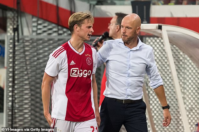 Ten Hag is confident of reuniting with his former star man following a 'private phone call'