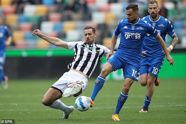 Mari is keen on a Serie A return having spent the second half of last season on loan at Udinese