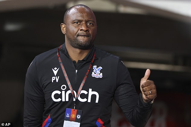 Palace manager Patrick Vieira coached Gallagher when he was on loan at the club last season