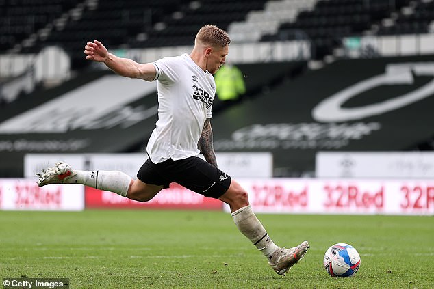 Waghorn has had a nomadic career but has played more game for Derby than anyone else