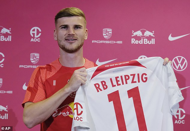 Werner rejoined former side RB Leipzig, who he left for Chelsea in 2020 for £45million