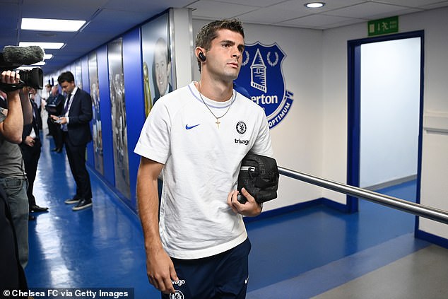 Pulisic has fallen down the pecking order at Stamford Bridge and has to bide his time on bench