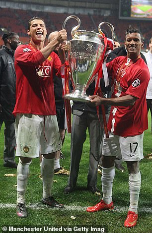 Ronaldo and Nani won the Champions League together in 2007-08