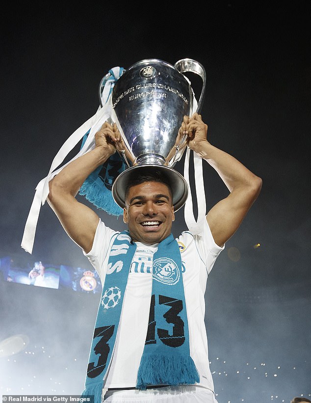 The 30-year-old midfielder won five Champions League trophies in his time in Madrid