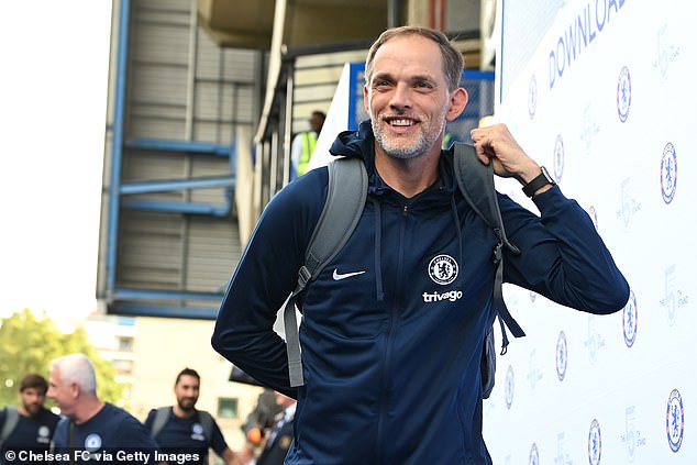 Blues manager Thomas Tuchel (above) could be about to finally get a recognised striker in