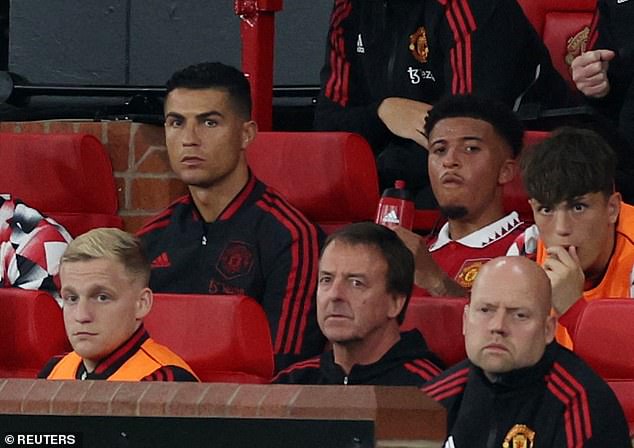 The Portuguese was dropped and left to warm the bench for the vast majority of the match