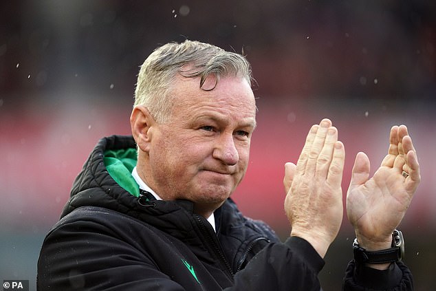 Michael O'Neill was sacked as Stoke manager with the club 21st in the Championship