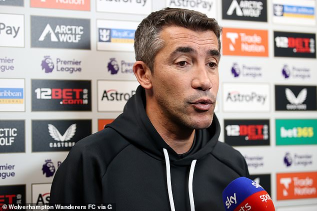 Manager Bruno Lage is frustrated the transfer window remains open, adding to the uncertainty