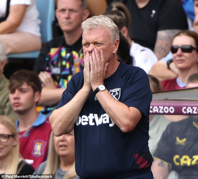 West Ham boss David Moyes was also frustrated in his attempt to bring in Wan-Bissaka