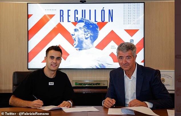 Sergio Reguilon seals his season-long loan move to Atletico Madrid from Tottenham Hotspur