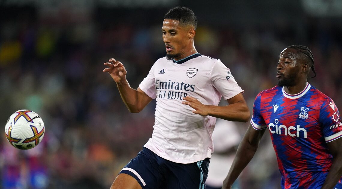7 great stats from William Saliba’s Man of the Match display v Palace