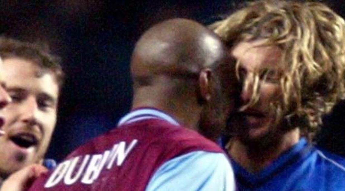 A forensic analysis of Dion Dublin's glorious headbutt on Robbie Savage