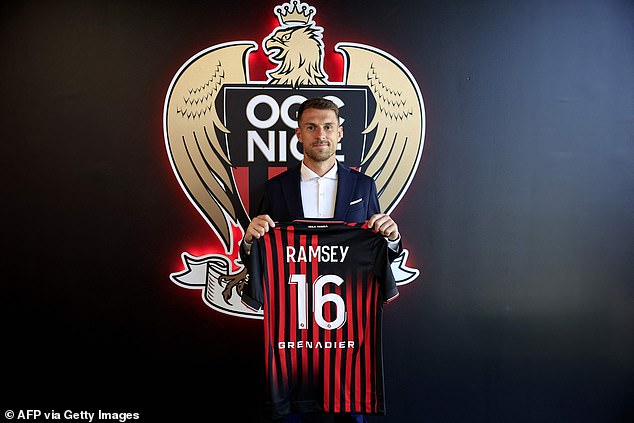 Aaron Ramsey joined Ligue 1 side Nice after agreeing to terminate his contract at Juventus