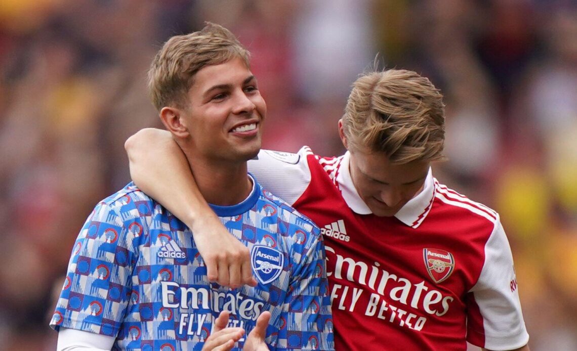 Emile Smith Rowe and Martin Odegaard