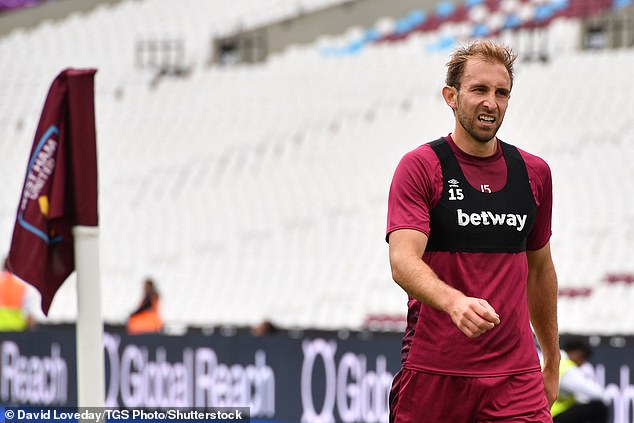 Craig Dawson was recognised by UEFA for his hard work in West Ham's Europa League run