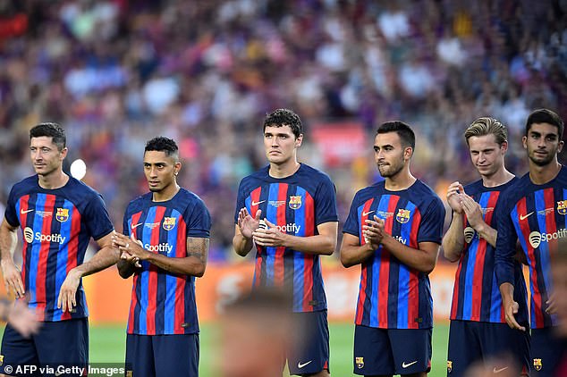 Barcelona have just 17 players registered ahead of their LaLiga opener with Rayo Vallecano