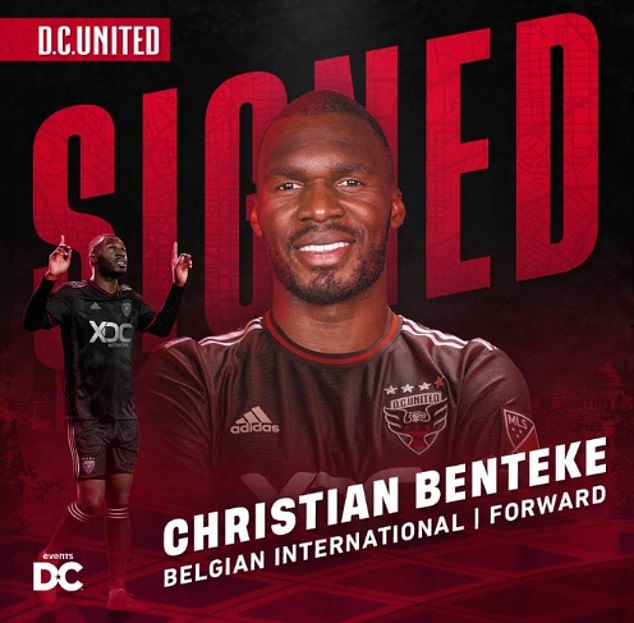Christian Benteke has reportedly touched down in Washington after signing for DC United