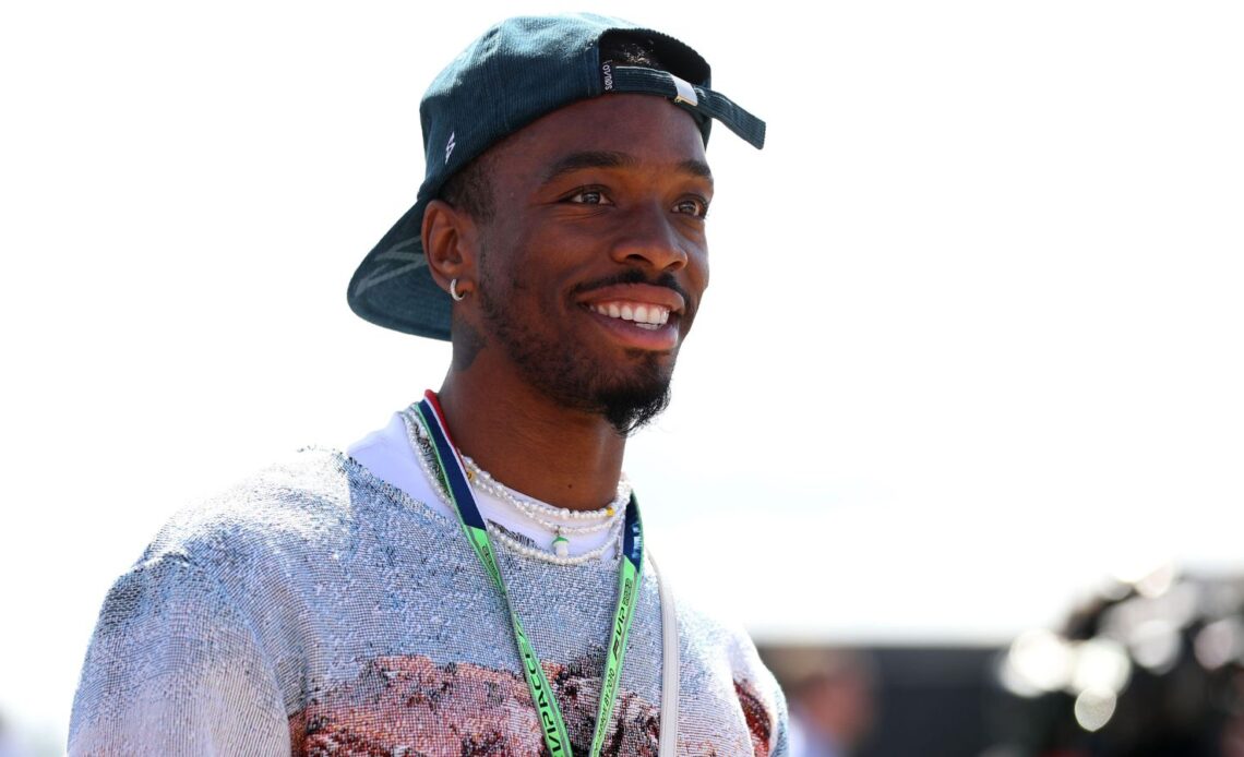 Man Utd target Ivan Toney attends the British Grand Prix at Silverstone