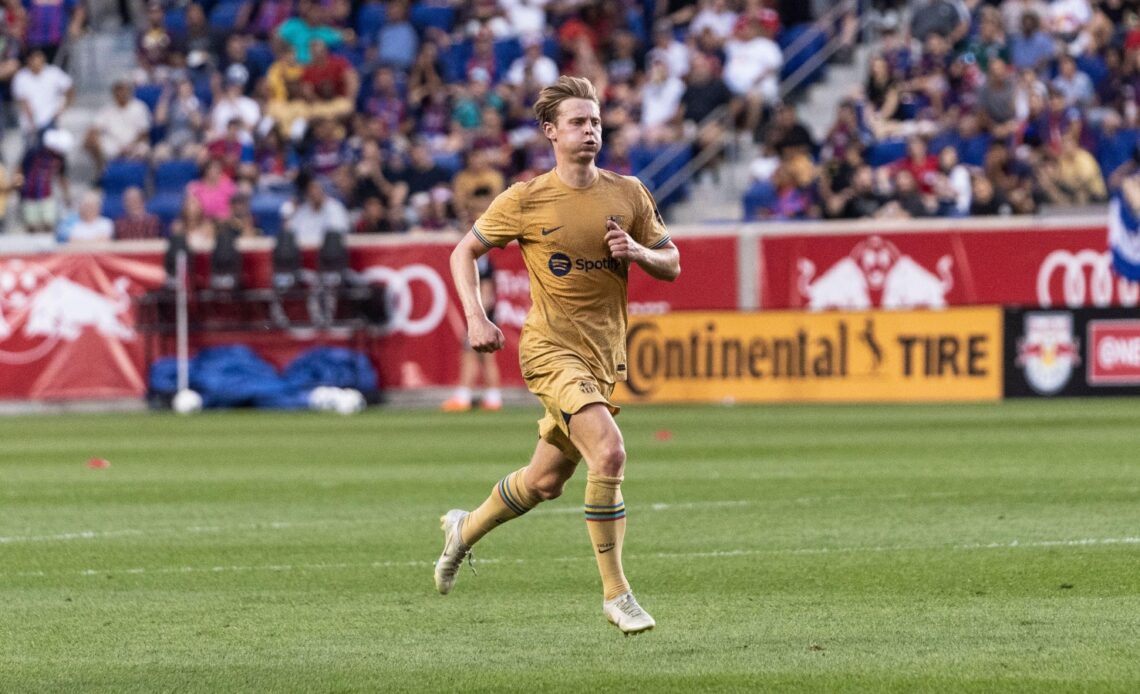 Reported Chelsea target Frenkie de Jong during a match