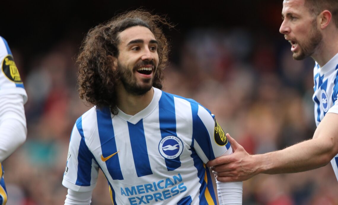 Chelsea target Marc Cucurella during a match