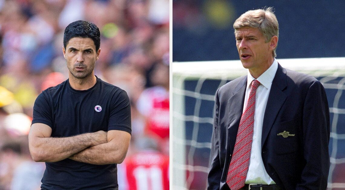 Comparing Mikel Arteta's first 100 PL games with Wenger's
