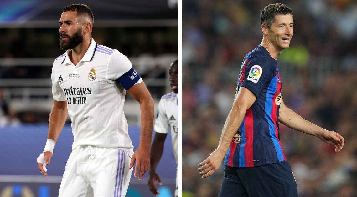 Comparing Robert Lewandowski and Karim Benzema's stats since 2018