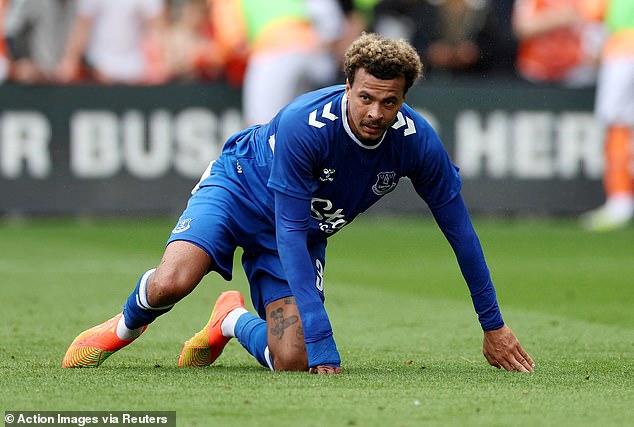 Dele Alli has endured a miserable time at Everton since joining the club at the start of the year