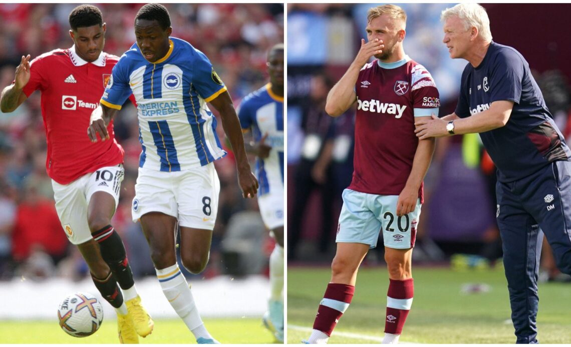 Marcus Rashford and Jarrod Bowen both struggled on the opening weekend of the Premier League season.