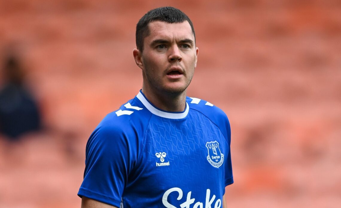 Everton defender Michael Keane during a friendly