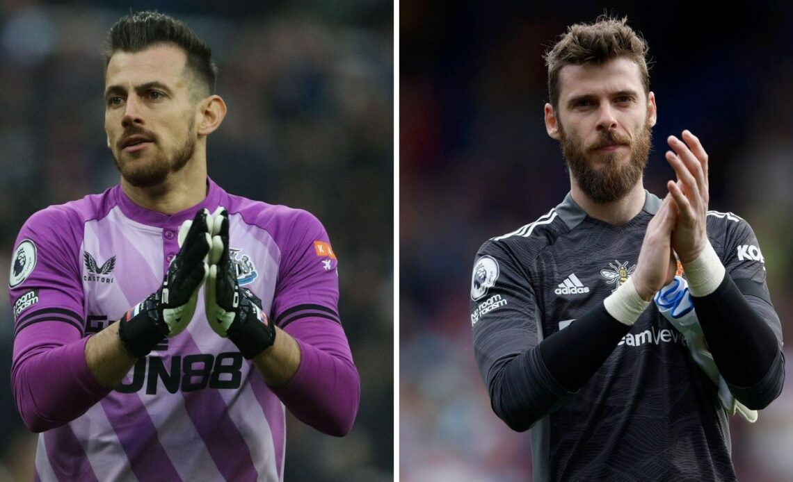 How Martin Dubravka compares with David de Gea in the Premier League