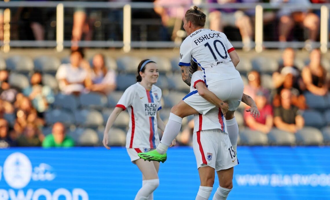 Jess Fishlock Goal: Racing Louisville FC vs. OL Reign | August 2, 2022