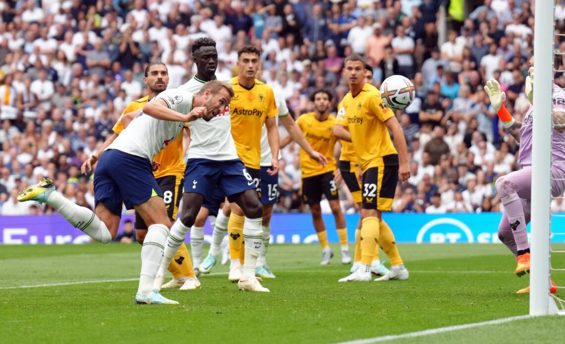 Harry Kane scores for Tottenham v Wolves