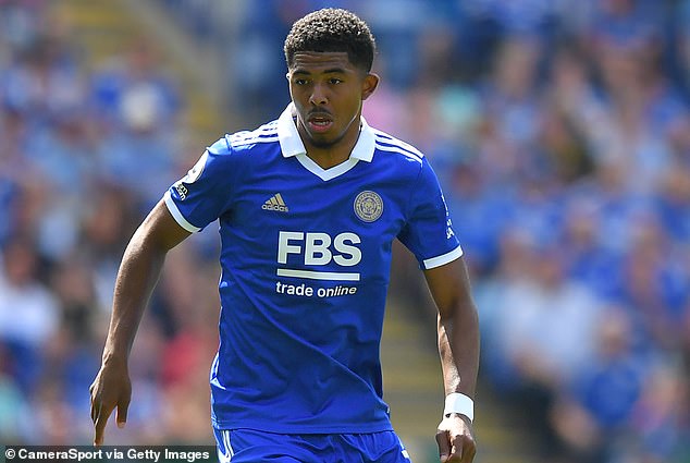 Leicester defender Wesley Fofana is a doubt for the Foxes' clash with Southampton