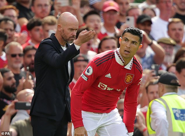 Erik ten Hag was forced to turn to a half-fit Cristiano Ronaldo to save Manchester United in their Premier League opener against Brighton on Sunday