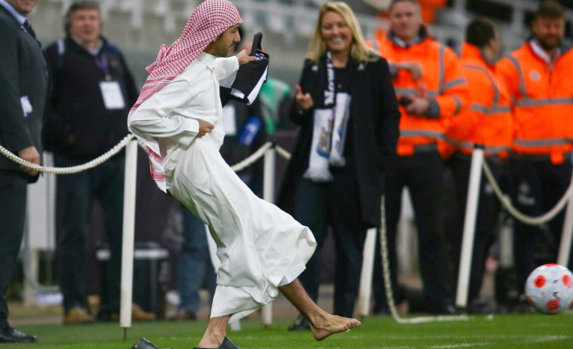 A representative from the Saudi PIF at Newcastle United