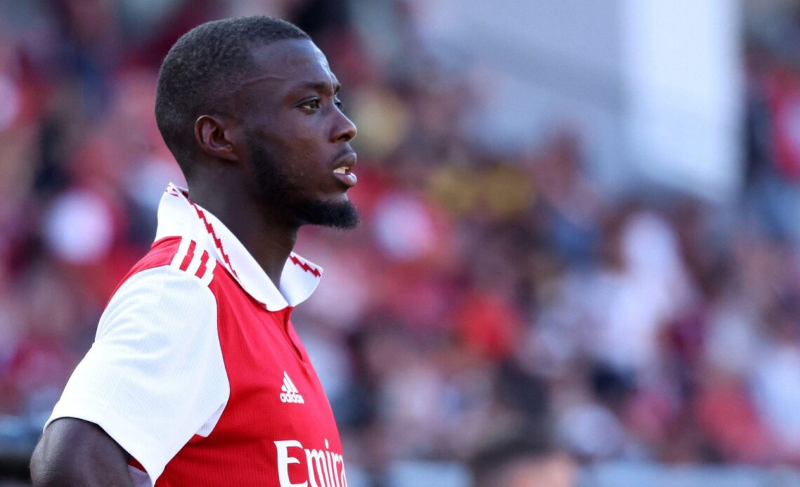 Reported Nice arget Nicolas Pepe during a match