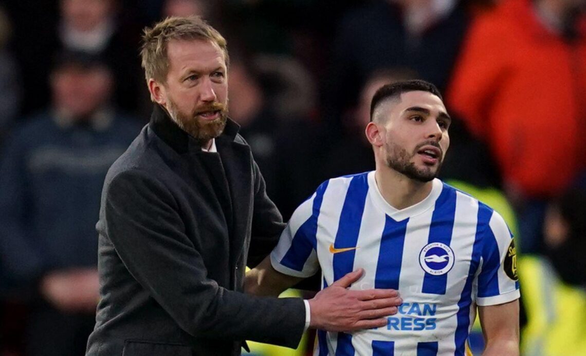 Graham Potter and Neal Maupay