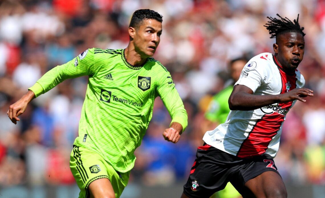 Cristiano Ronaldo races Mohammed Salisu