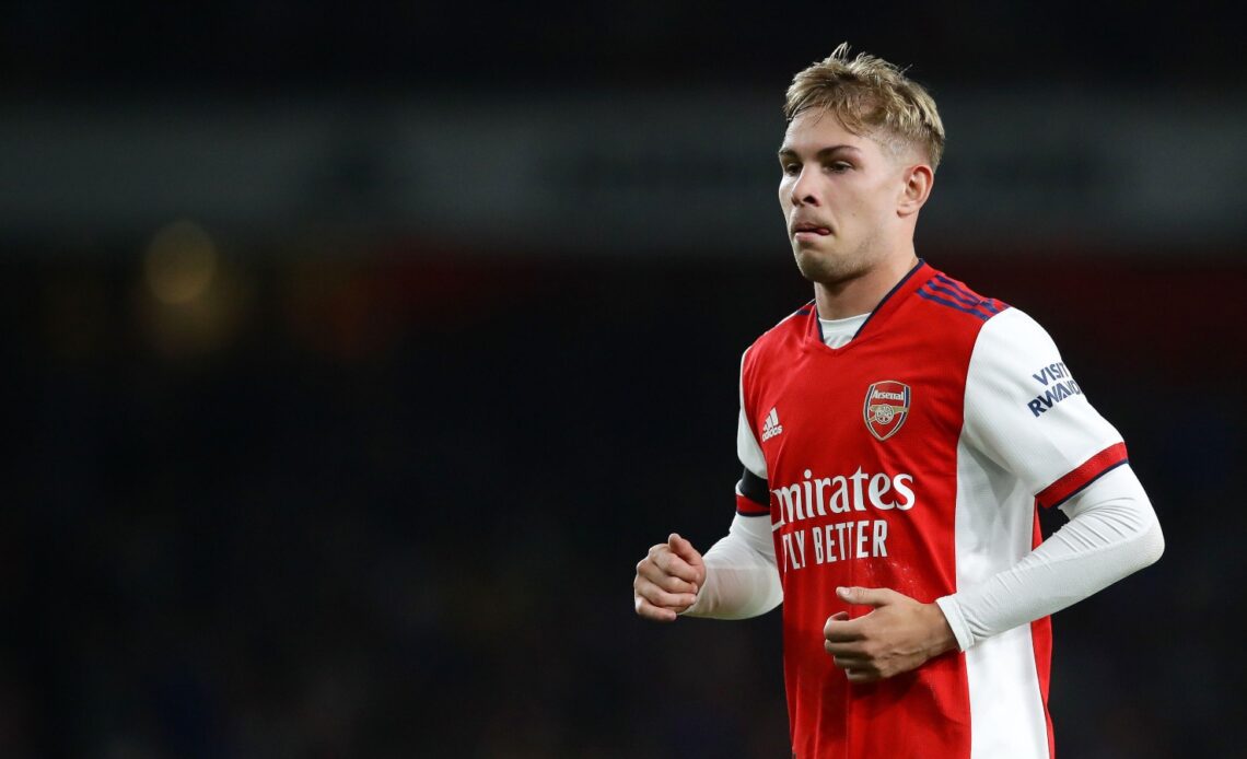 Emile Smith Rowe during a match
