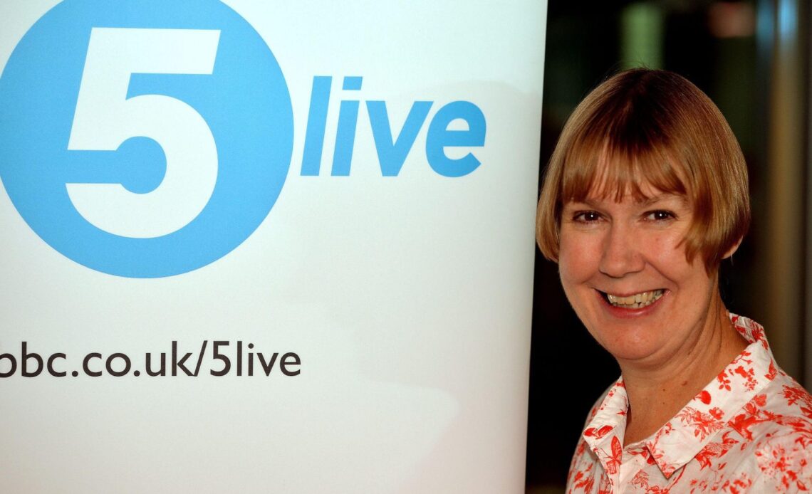 Charlotte Green ahead of her first reading of the classified football results on Radio 5 Live.