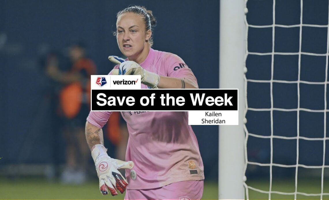 Verizon Save of the Week Winner | Kailen Sheridan, San Diego Wave FC | Week 12