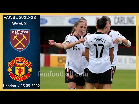 [0-2] | 25.09.2022 | West Ham Women vs Manchester United Women | FAWSL 2022-23 Week 2
