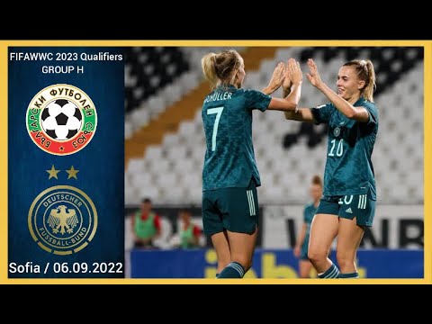 [0-8] | 06.09.2022 | Bulgaria vs Germany |FIFA Womens World Cup Qualifiers | Group H