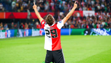 Santiago Gimenez scored for Feyenoord vs FC Emmen in the Dutch Eredivisie. 