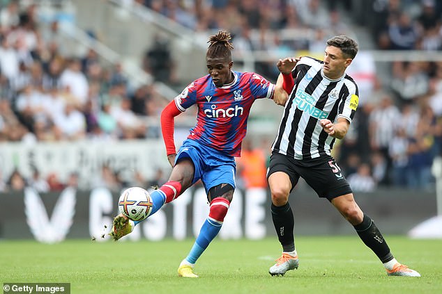 Zaha though has remained committed to Palace despite links with moves away from the club