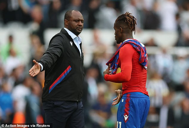 The winger remains an important part of the setup under Patrick Vieira at Selhurst Park