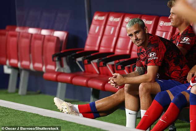 Griezmann has started every game on the bench this season, with Diego Simeone typically only introducing him after the 60th minute to avoid triggering a £35m transfer fee