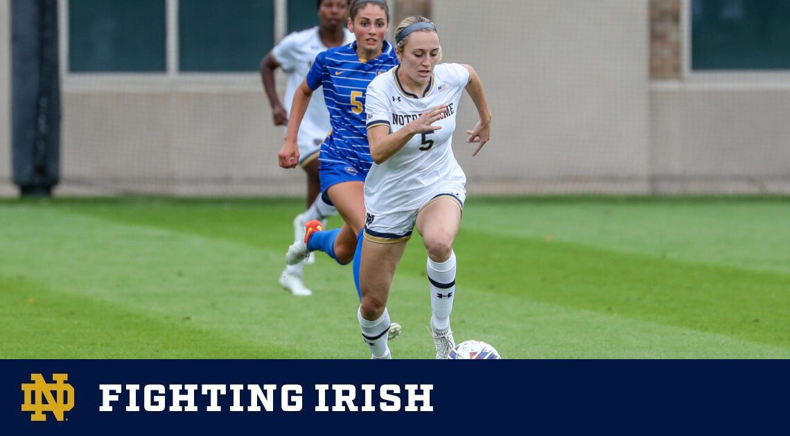 #17 Irish Drop First Match at Home in 3-1 Defeat to Pitt – Notre Dame Fighting Irish – Official Athletics Website
