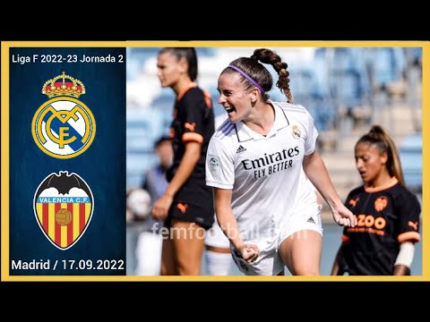 [2-0] | 17.09.2022 | Real Madrid Femenino vs Valencia Femenino | Liga F | Primera Femenina | J2